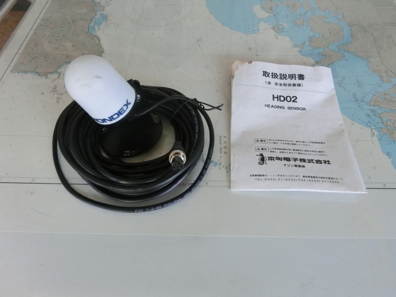 HONDEX ヘディングセンサー HD02 航海計器 GPS・漁探