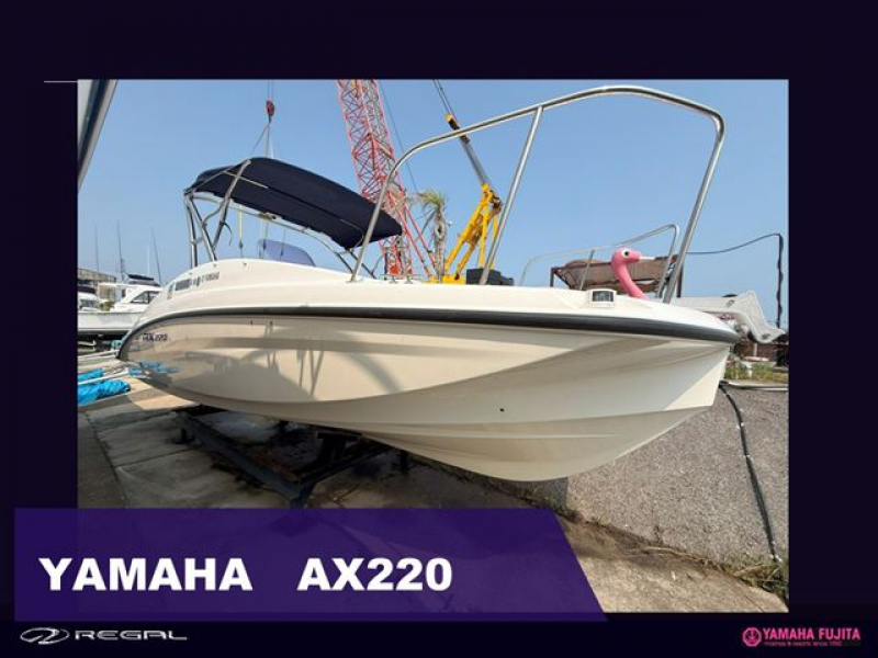 ヤマハ AX220 マルチボートAX220　釣りにクルージングに最適です　陸上保管艇　