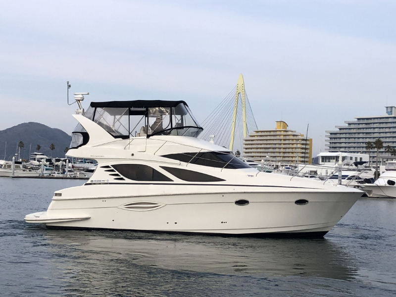 シルバートン 38 ヤンマーエンジン(6LY2A-STPx2)･温水器･マリンエアコン･発電機･オーパイ 他装備満載