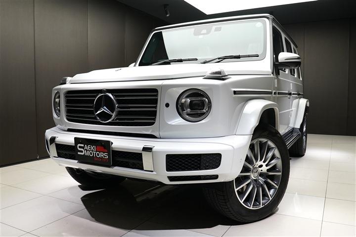 メルセデスベンツ Gクラス 2022年ﾓﾃﾞﾙ G400d RHD AMGﾗｲﾝ ﾏﾇﾌｧｸﾄｩｰｱPﾌ 20ｲﾝﾁAW ｵﾊﾟﾘｽﾎﾜｲﾄ