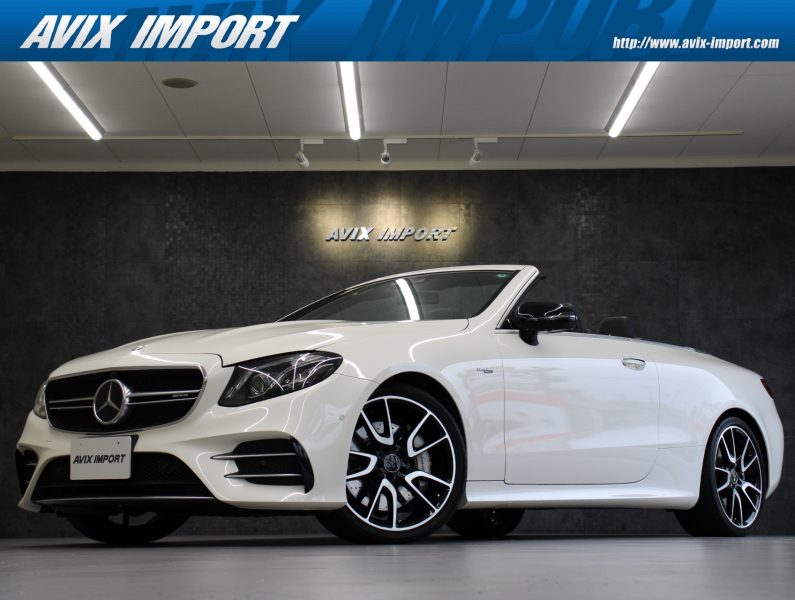 AMG Eクラス Mercedes-AMG E53 4MATIC+ｶﾌﾞﾘｵﾚ (ISG搭載ﾓﾃﾞﾙ)  ｴｸｽｸﾙｰｼﾌﾞPKG 1ｵｰﾅｰ 右H 黒幌 黒革 ｼｰﾄﾋｰﾀｰ ﾍﾞﾝﾁﾚｰｼｮﾝ ﾚｰﾀﾞｰｾｰﾌﾃｨPKG Burmesster 純正ﾅﾋﾞ TV 360°ｶﾒﾗ ﾘﾗｸｾﾞｰｼｮﾝ機能 純正20AW