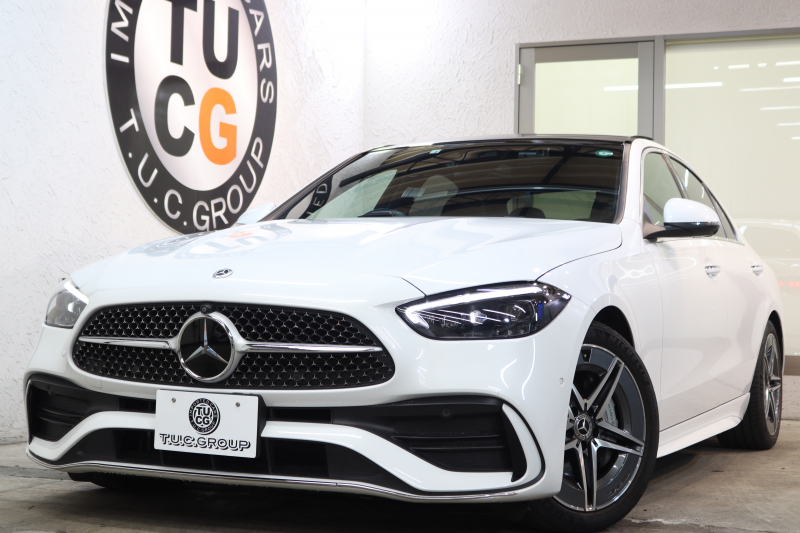メルセデスベンツ Cクラス C200 AVG AMGﾗｲﾝ&ﾚｻﾞｰｴｸｽｸﾙｰｼﾌﾞ&ﾚｰﾀﾞｰｾｰﾌﾃｨPKG　1ｵｰﾅｰ ISG搭載 MEｺﾈｸﾄ ｷｰﾚｽｺﾞｰ 黒本革 ｼｰﾄﾋｰﾀｰ ﾊﾟﾉﾗﾏSR MBUXﾅﾋﾞTV ﾌﾞﾙﾒｽﾀｰ ｽﾏﾎ連携 360ｶﾒﾗ PTS DIGITALﾗｲﾄ 自動ﾄﾗﾝｸ ﾜｲﾔﾚｽ充電   9AT　2年保証付