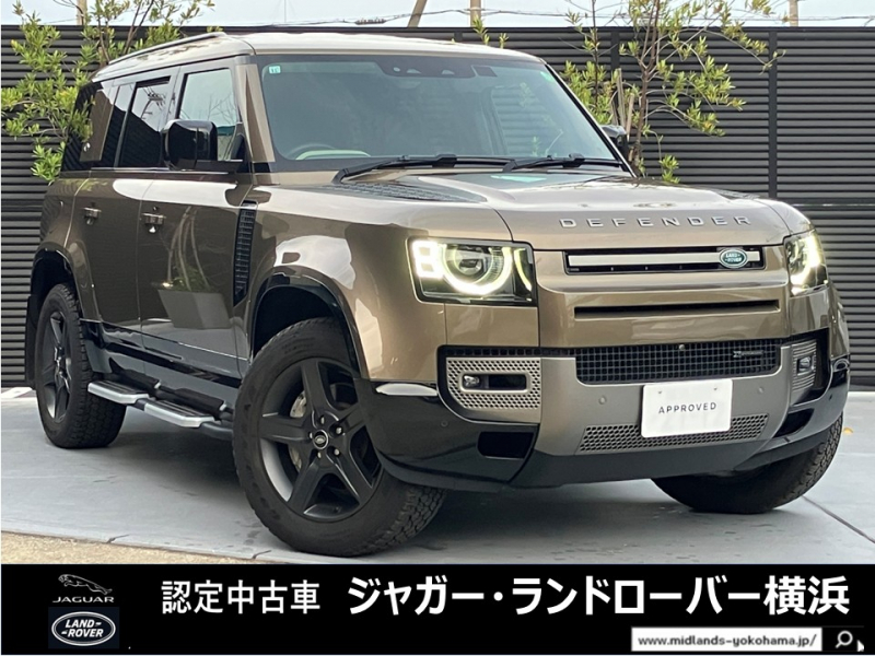 ランドローバー ディフェンダー 110X DYNAMIC SE D300 4WD  1オーナー エアサスパック 20インチAW 禁煙車 コ-ルドクライメ-トコンビニエンスパック 電子ミラ- 12way電動シート MERIDIAN 電動ステアリングコラム アダクティプクル-ズコントロール ブラインドスポットアシスト