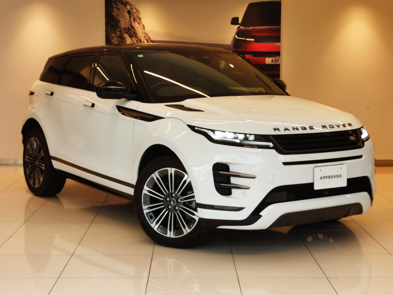 ランドローバー レンジローバー EVOQUE ダイナミックHSE 2.0L P250 AWD 1オーナー 赤黒革シート サンルーフ フロントシートヒーター＆クーラー、リアシートヒーター MERIDIANサウンド 20インチアルミホイール ブラックコントラストルーフ ワイヤレスデバイスチャージング