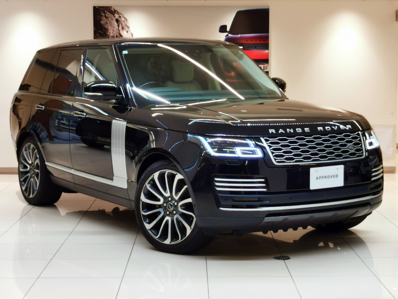 ランドローバー レンジローバー オートバイオグラフィ 5.0L P525 AWD 1オーナー アイボリー革シート サンルーフ 全席シートヒーター＆クーラー、フロントシートマッサージ MERIDIANサウンド 22インチアルミホイール リアシートエンターテイメント