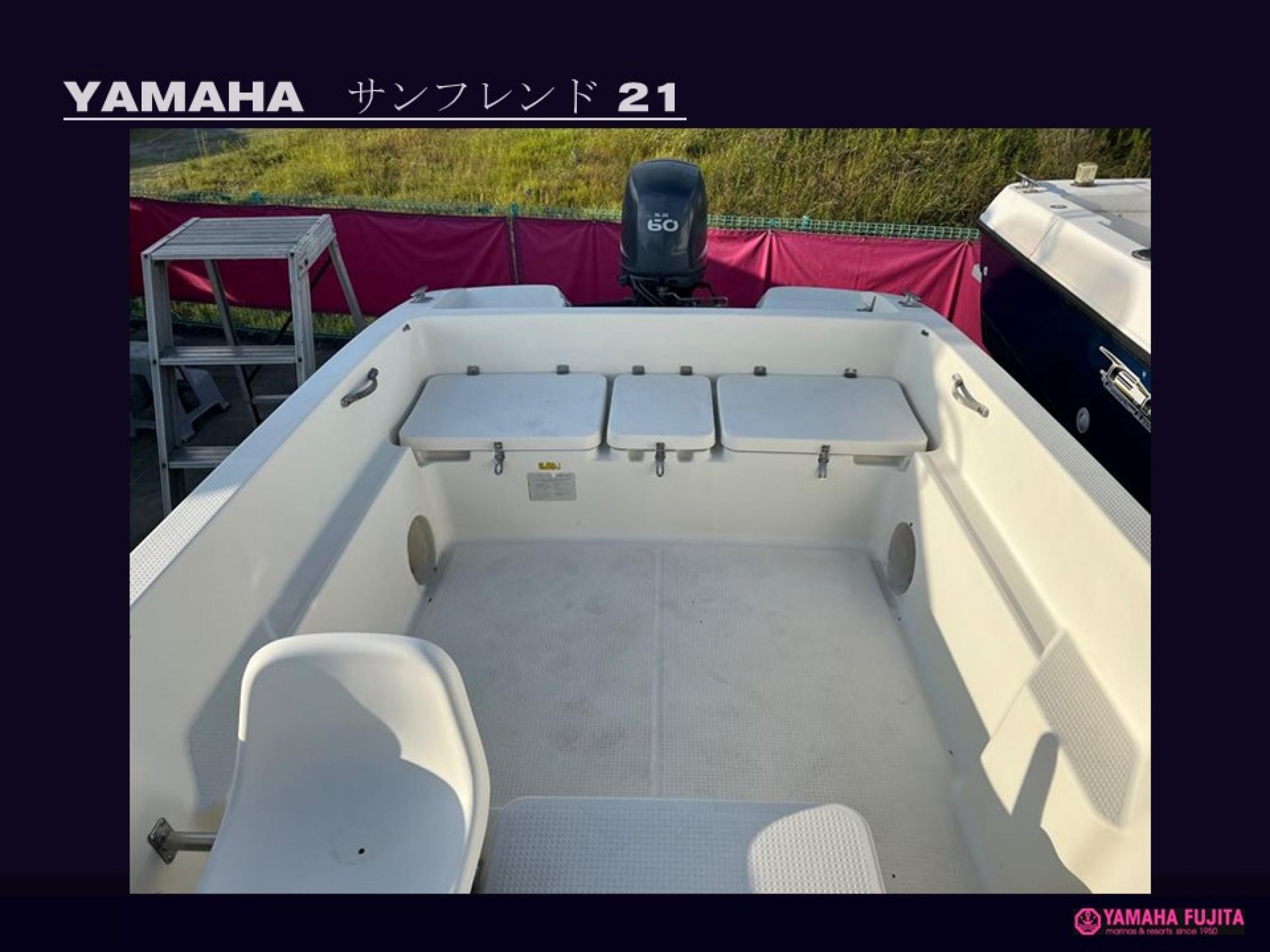 ヤマハ ｻﾝﾌﾚﾝﾄﾞ21 4ストF60馬力搭載 2006年にエンジン換装 中古艇・新 ...