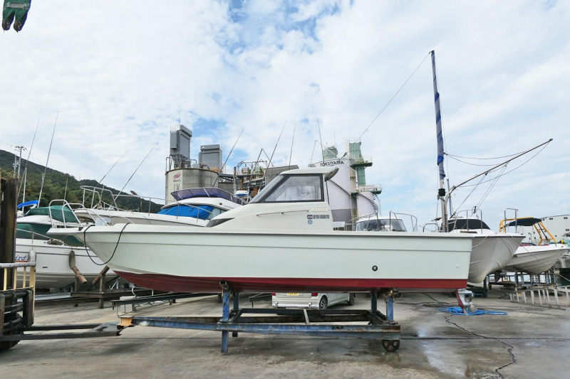 ヤンマー FX24BZ 可倒式スパンカー・微速装置付き 中古艇 和歌山 ヤンマー FX24BZ 可倒式スパンカー・微速装置付き 中古艇 和歌山