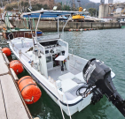 中古艇情報 ヤマハ W-23 DF50 キャビン・オーニング・油圧