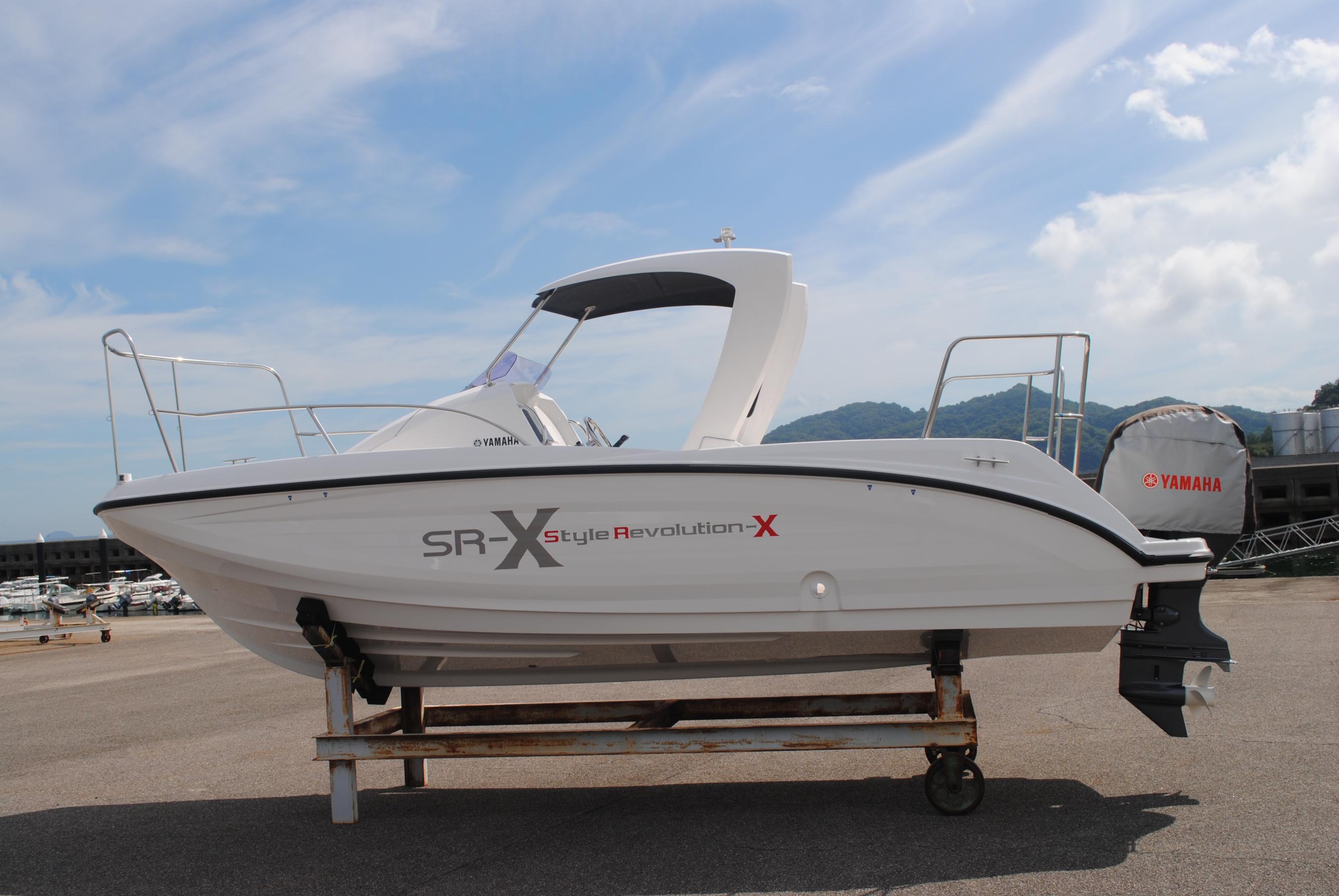 ヤマハ SR-X F115セット バウレール スタンレール 航海灯 電動