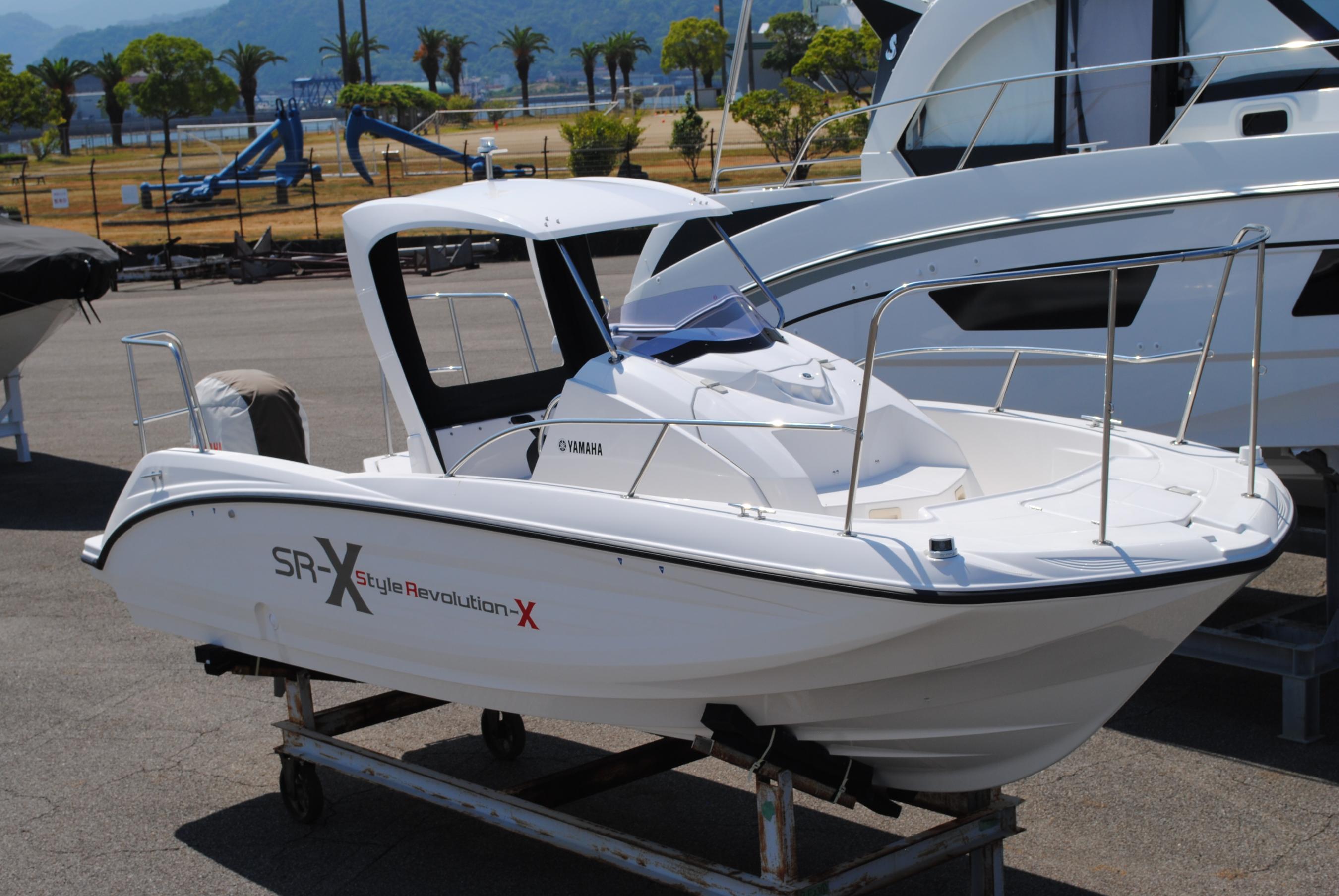 ヤマハ SR-X F115セット バウレール スタンレール 航海灯 電動