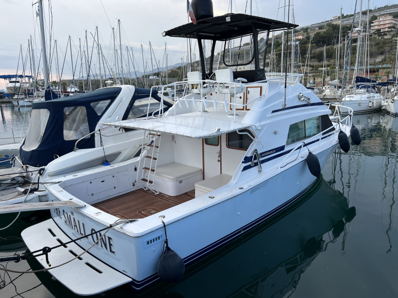 バートラム 33 海外艇（モナコ）クラシカルな1991年式バートラム、『Bertram33 Sport Fisherman』＿2020年リフィット完了（エンジン載替、ジャイロ新規設置、ほか）