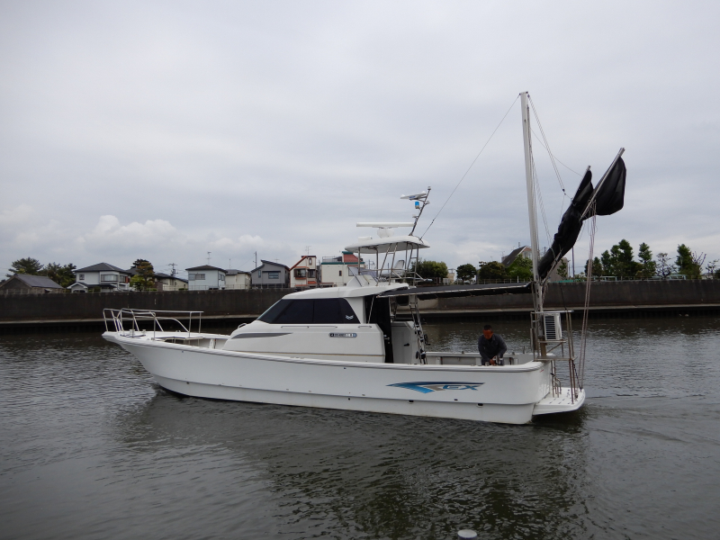 ヤンマー EX40 EX-40A2 ハイパワー495馬力 6CXBS-GT 極上艇 早い