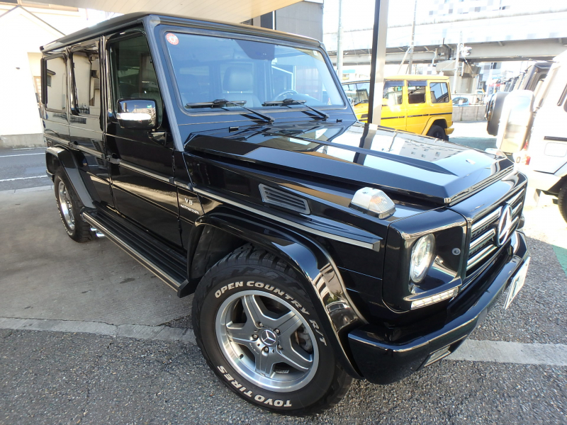 メルセデスベンツ Gクラス G55Lコンプレッサー デジーノ　新車並行車　オブシディアンブラック