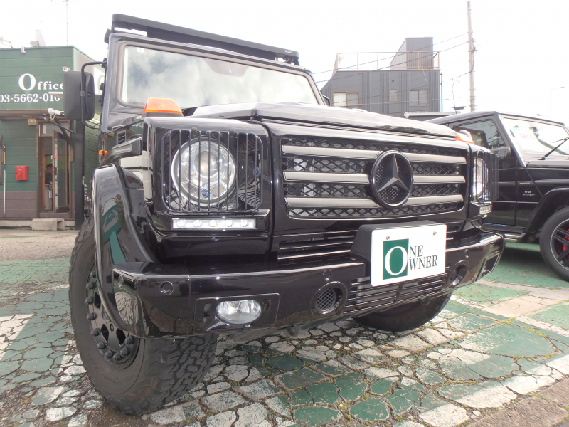 メルセデスベンツ Gクラス G350BlueTEC　ラグジュアリーPKG  ルーフラック＆ラダーカスタム　オブシディアンブラック