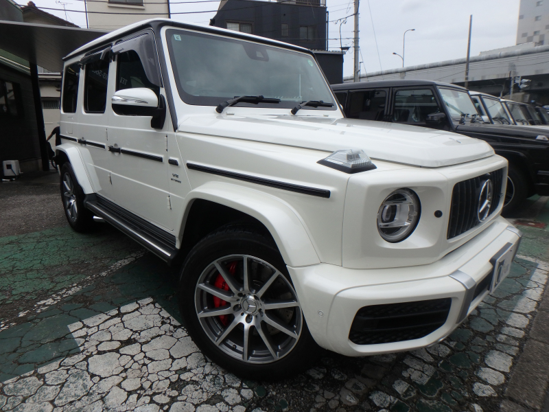 AMG Gクラス G63  ディーラー車　右ハンドル　ダイヤモンドホワイト