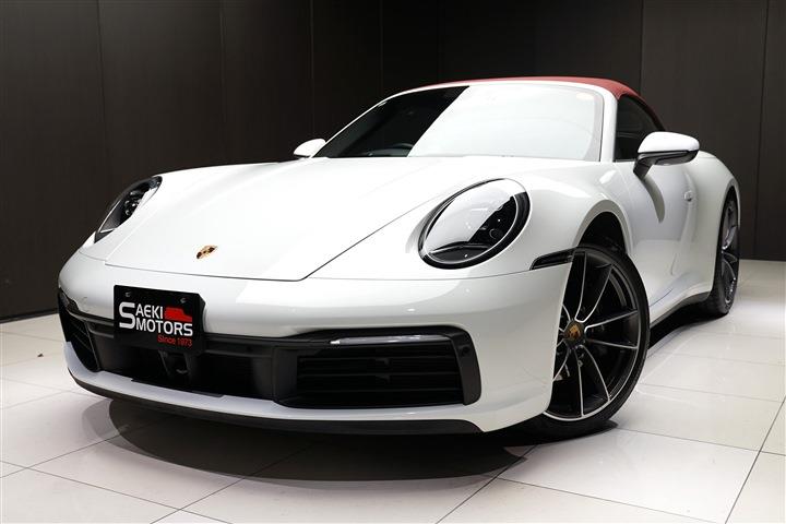 ポルシェ 911(Type992) 2020年ﾓﾃﾞﾙ  ｶﾚﾗ ｶﾌﾞﾘｵﾚ RHD ｽﾎﾟｰﾂｸﾛﾉPKG ｽﾎﾟｰﾂｴｸﾞｿﾞｰｽﾄ ｼｰﾄﾋｰﾀｰ&ﾍﾞﾝﾁﾚｰﾀｰ ﾎﾜｲﾄ
