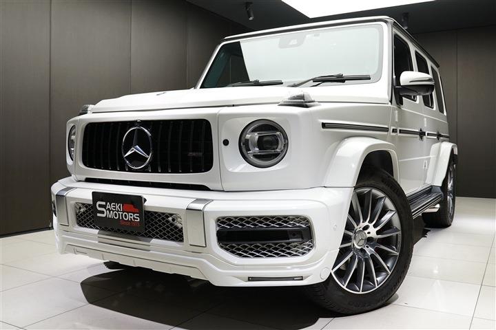 メルセデスベンツ Gクラス 2021年モデル G350d RHD AMGライン ラグジュアリーP アダプティブD 20インチAW  ポーラーホワイト