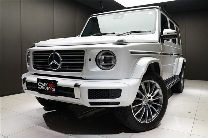 メルセデスベンツ Gクラス 2023年モデル G400d RHD AMGライン ラグジュアリーP アダプティブD 20インチAW オパリスホワイト