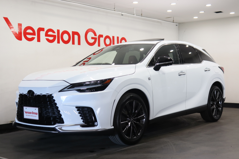 レクサス RX RX350　Fスポーツ　新車保証継承付　ワンオーナー　4WDターボ　サンルーフ　デジタルインナーミラー　アドバンストパーク　メモリーナビ　フルセグ　全周囲カメラ　レクサスセーフティ　ETC　社外ドラレコ　ハーフレザー