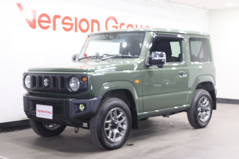 スズキ ジムニー XC　全国3年保証付　ワンオーナー　禁煙車　4WDターボ　社外SDナビ　フルセグ　バックカメラ　クルーズコントロール　衝突被害軽減　ETC　シートヒーター　LEDライト　オートハイビーム　16AW