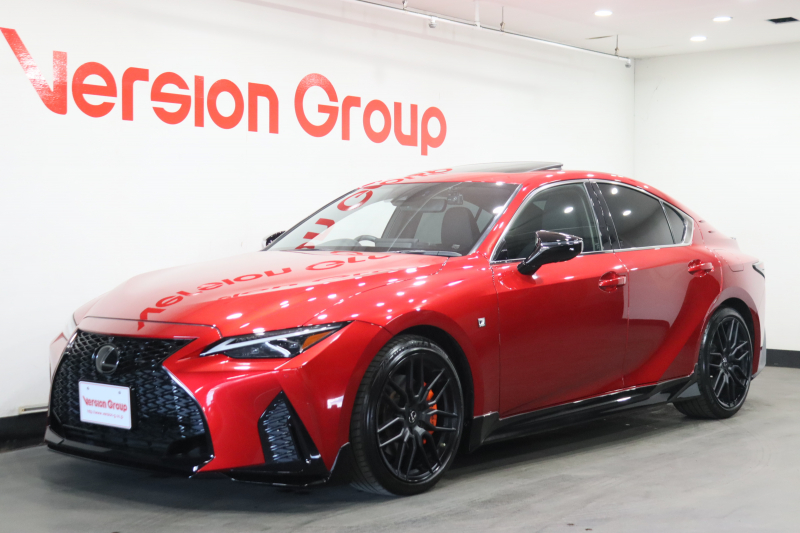 レクサス IS IS350　Fスポーツ　モードブラック　全国3年保証付　TRDフルエアロ＆マフラー　オレンジキャリパー　マークレビンソン　サンルーフ　BBS製19AW　全周囲カメラ　メモリーナビ　フルセグ　レクサスセーフティ　ETC　ドラレコ