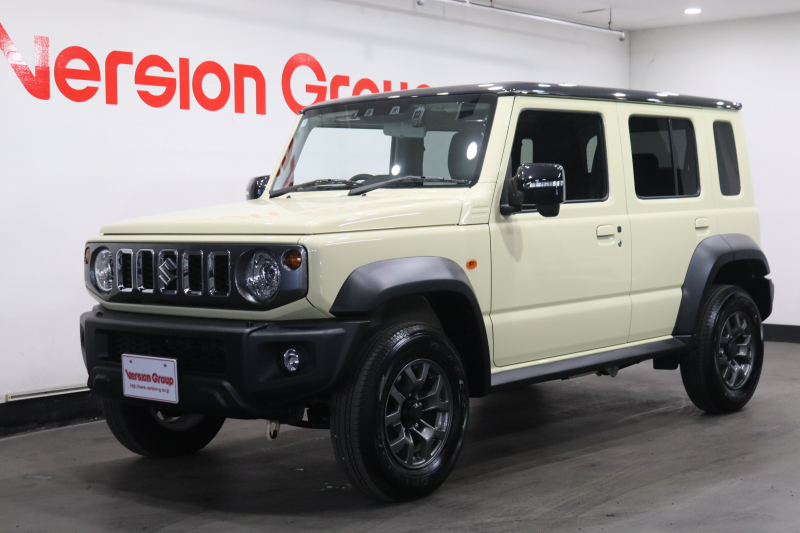 スズキ ジムニーノマド FC　新車保証継承付　ワンオーナー　禁煙車　パイオニア9inスタイリッシュナビ　フルセグ　バックカメラ　レーダークルコン　クリアランスソナー　衝突被害軽減　ETC　ドラレコ　シートヒーター　LED　15AW