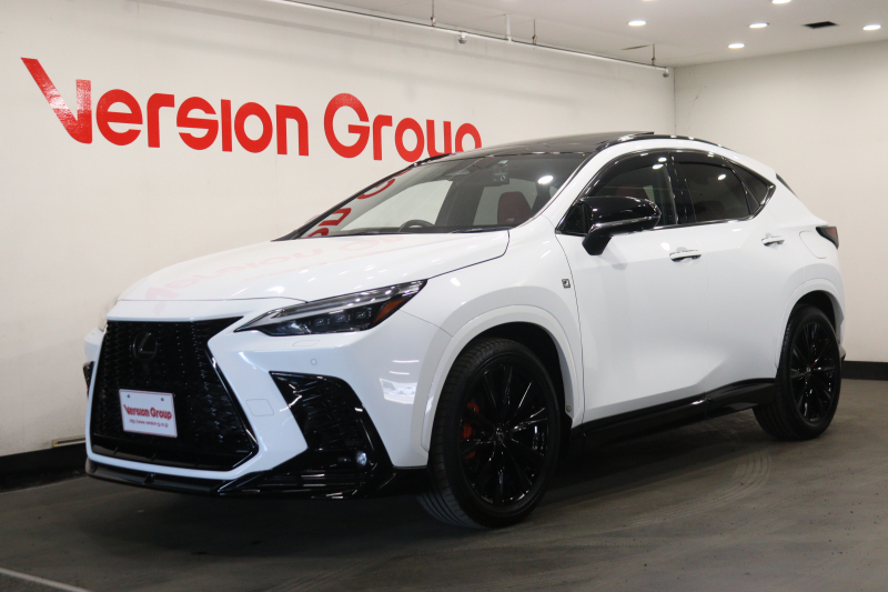 レクサス NX NX350h　Fスポーツ　全国3年保証付　ワンオーナー　禁煙車　TRDフルエアロ　オレンジキャリパー　パノラマルーフ　デジタルインナーミラー　全周囲カメラ　メモリーナビ　フルセグ　レクサスセーフティ　ETC　ドラレコ　LED　20AW