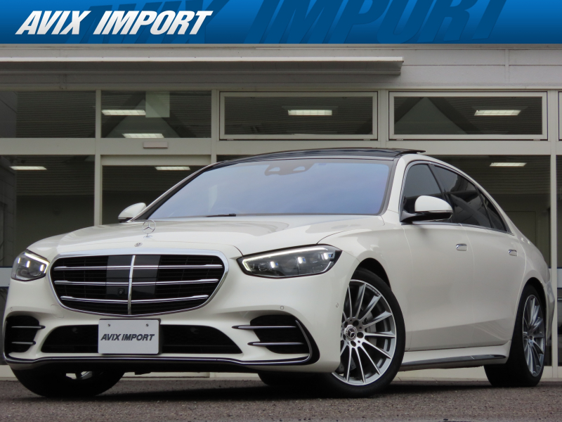メルセデスベンツ Sクラス S500 4MATIC ﾛﾝｸﾞ (ISG搭載ﾓﾃﾞﾙ) AMGﾗｲﾝ ﾘｱｺﾝﾌｫｰﾄPKG 純正ﾘｱｴﾝﾀｰ ｼｮｰﾌｧｰ ARﾍｯﾄﾞｱｯﾌﾟ&3Dｺｯｸﾋﾟｯﾄ 禁煙 ﾊﾟﾉﾗﾏSR 黒革 ACC LKA HUD Burmester3D MBUXﾅﾋﾞTV 360° ﾋｰﾀｰ&ﾍﾞﾝﾁﾚｰｼｮﾝ CarPlay AMG20AW