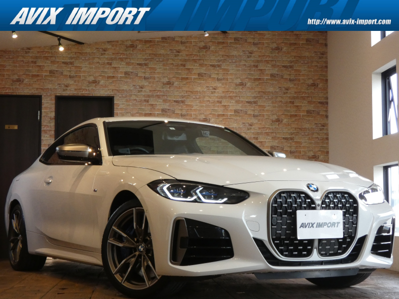 BMW 4シリーズ M440i xDriveｸｰﾍﾟ Mｽﾎﾟｰﾂ 新車保証継承可能 1ｵｰﾅｰ 禁煙 MC後 ｶｰﾌﾞﾄﾞﾃﾞｨｽﾌﾟﾚｲ 黒革 ﾅﾋﾞ TV 全周ｶﾒﾗ PDC ACC harman/kardon HUD ﾊﾟﾜｰｼｰﾄ ﾋｰﾀｰ ﾊﾟﾜｰﾄﾗﾝｸ BMWﾚｰｻﾞｰﾗｲﾄ 19AW