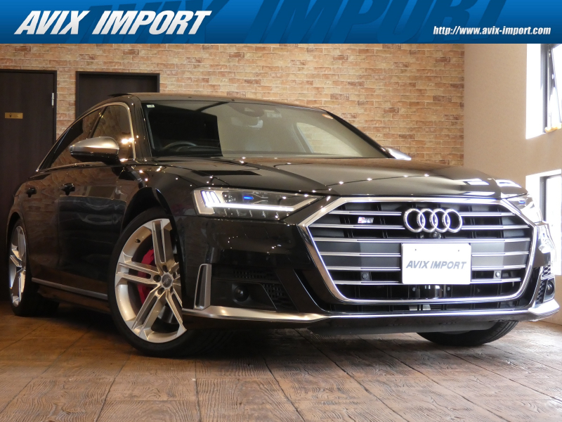 アウディ S8 S8 ﾍﾞｰｽ  ｺﾝﾌｫｰﾄPKG/ｴｱｸｵﾘﾃｨPKG/ﾚｰｻﾞｰﾗｲﾄPKG  黒革 ﾊﾟﾉﾗﾏSR MMIﾅﾋﾞ地ﾃﾞｼﾞ 全周囲 HUD Bang&Olufsen 前後席Sﾋｰﾀｰ 前席ﾍﾞﾝﾁﾚｰｼｮﾝ&ﾏｯｻｰｼﾞ ｽﾃｱﾘﾝｸﾞﾋｰﾀｰ ﾚｰｻﾞｰﾗｲﾄ  赤ｷｬﾘﾊﾟｰ 自動ﾄﾗﾝｸ Pｱｼｽﾄ ﾊｲﾋﾞｰﾑA S8専用ｴｱﾛ 21AW