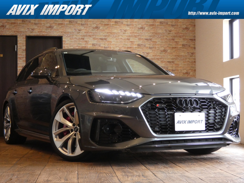 アウディ RS4アバント ﾍﾞｰｽｸﾞﾚｰﾄﾞ 後期 ｶｰﾎﾞﾝｽﾀｲﾘﾝｸﾞPKG RSｽﾀｲﾘﾝｸﾞPKGﾚｯﾄﾞ 黒革 MMI ﾅﾋﾞ 全周ｶﾒﾗ APS Bang＆Olufsen ﾒﾓﾘｰ付ﾊﾟﾜｰｼｰﾄ 全席ｼｰﾄﾋｰﾀｰ ACC Pﾄﾗﾝｸ ｱﾄﾞﾊﾞﾝｽﾄﾞｷｰ ﾊﾞｰﾁｬﾙｺｯｸﾋﾟｯﾄ ﾏﾄﾘｸｽLEDﾗｲﾄ 赤ｷｬﾘﾊﾟｰ 20AW