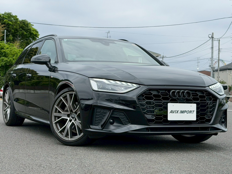 アウディ A4アバント 35TDI Sﾗｲﾝ ﾌﾞﾗｯｸｽﾀｲﾘﾝｸﾞ&Sﾗｲﾝ+&ｺﾝﾌｫｰﾄPKG 弊社買取直販 1ｵｰﾅｰ 禁煙 黒半革 MMI ﾅﾋﾞ 全周ｶﾒﾗ APS ACC ﾊﾟﾜｰｼｰﾄ ｼｰﾄﾋｰﾀｰ ｱﾄﾞﾊﾞﾝｽﾄﾞｷｰ ﾏﾄﾘｸｽLEDﾍｯﾄﾞﾗｲﾄ OP19AW