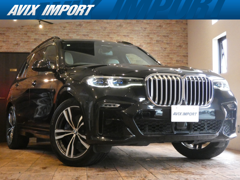 BMW X7 XDrive35d Mｽﾎﾟｰﾂ  当店下取直販  ｳｪﾙﾈｽPKG  MｴｱﾛﾀﾞｲﾅﾐｸｽPKG ｱｲﾎﾞﾘｰ/ﾅｲﾄﾌﾞﾙｰ革  純正ﾘｱﾓﾆﾀｰ ｽｶｲﾗｳﾝｼﾞPSR  4ｿﾞｰﾝAC 全席Sﾋｰﾀｰ 前席ﾍﾞﾝﾁ・ﾏｯｻｰｼﾞ ｿﾌﾄｸﾛｰｽﾞ ACC ｺﾝﾌｫｰﾄA ﾅﾋﾞ TV harman/kardon 360°ｶﾒﾗ   BMWﾚｰｻﾞｰﾗｲﾄ  21AW