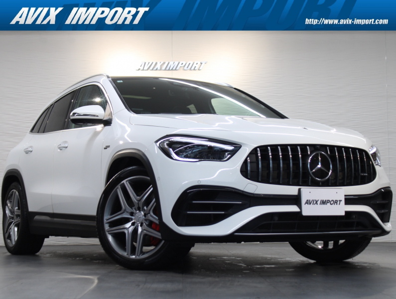 AMG GLA GLA45S 4MATIC+ ﾊﾟﾉﾗﾐｯｸR AMGｱﾄﾞﾊﾞﾝｽﾄﾞ＆ﾊﾟﾌｫｰﾏﾝｽPKG 黒灰革 ｼｰﾄﾋｰﾀｰ ＆ﾍﾞﾝﾁﾚｰﾀｰ 純正HDDﾅﾋﾞ地ﾃﾞｼﾞ全周ｶﾒﾗ LEDﾗｲﾄ ﾚｰﾀﾞｰｾｰﾌﾃｨPKG HUD 専用20AW 禁煙 新車保証継承可
