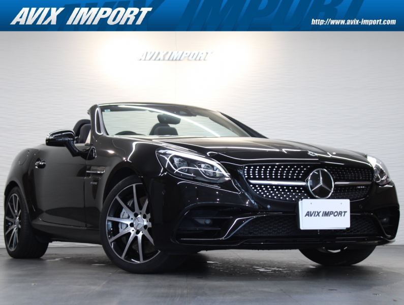 AMG SLC SLC43  黒半革 ｼｰﾄﾋｰﾀｰ＆ｴｱｽｶｰﾌ 純正HDDﾅﾋﾞ地ﾃﾞｼﾞBｶﾒﾗ PTS harman/kardon  ﾚｰﾀﾞｰｾｰﾌﾃｨPKG ｷｰﾚｽｺﾞｰ ｽﾎﾟｰﾂｴｸﾞｿﾞｰｽﾄ LEDﾗｲﾄ 専用18AW 禁煙