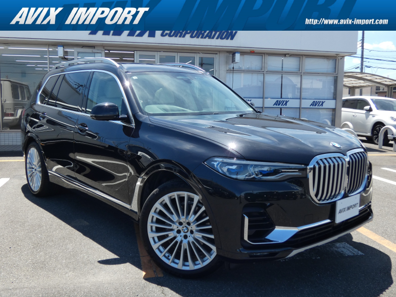 BMW X7 xDrive35d ﾃﾞｻﾞｲﾝﾋﾟｭｱｴｸｾﾚﾝｽ ｳｪﾙﾈｽPKG ﾊﾟﾉﾗﾏSR 2列目ｺﾝﾌｫｰﾄｼｰﾄ(6人乗) ｱｲﾎﾞﾘｰ革 5ｿﾞｰﾝAC ﾘｱｴﾝﾀﾒ Dｱｼｽﾄﾌﾟﾛ ﾚｰｻﾞｰLEDﾗｲﾄ HUD ﾅｲﾄﾋﾞｼﾞｮﾝ 純正ﾅﾋﾞ地ﾃﾞｼﾞ全周ｶﾒﾗ harman/kardonｻｳﾝﾄﾞ 純正22AW 禁煙