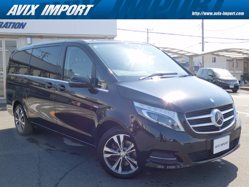 メルセデスベンツ Vクラス V220d AVG ﾛﾝｸﾞ ﾚｰﾀﾞｰｾｰﾌﾃｨPKG 黒革 LEDﾍｯﾄﾞﾗｲﾄ 純正HDDﾅﾋﾞ地ﾃﾞｼﾞ360°ｶﾒﾗ ﾘｱｴｱｺﾝ Burmesterｻｳﾝﾄﾞ 純正18AW 禁煙 正規D車