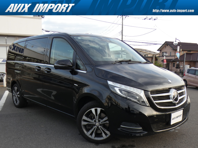 メルセデスベンツ Vクラス V220d AVG ﾛﾝｸﾞ ﾚｰﾀﾞｰｾｰﾌﾃｨPKG 黒革 LEDﾍｯﾄﾞﾗｲﾄ 後席ﾌﾘｯﾌﾟﾀﾞｳﾝﾓﾆﾀｰ 純正HDDﾅﾋﾞ地ﾃﾞｼﾞ360°ｶﾒﾗ ﾘｱｴｱｺﾝ Burmesterｻｳﾝﾄﾞ 純正18AW 禁煙 正規D車