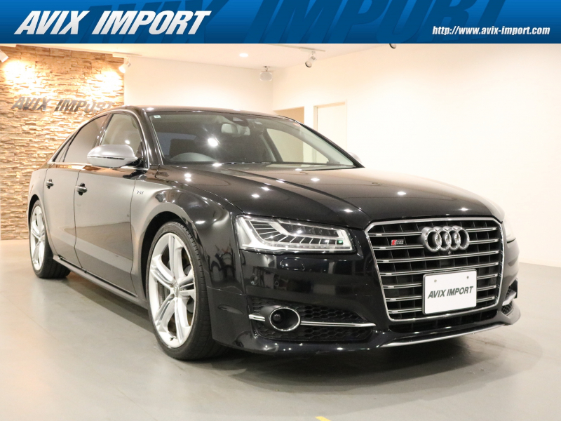アウディ S8 S8 V8ﾀｰﾎﾞ 後期型 右H正規D車 ｶﾞﾗｽSR 黒革 ｼｰﾄﾋｰﾀｰ＆ﾍﾞﾝﾁﾚｰﾀｰ 4ｿﾞｰﾝAC MMIﾅﾋﾞ BOSEｻｳﾝﾄﾞ 全周ｶﾒﾗ＆ﾊﾟｰｸｱｼｽﾄ ACC ｻｲﾄﾞ＆ﾚｰﾝｱｼｽﾄ ﾏﾄﾘｸｽLED 電動ﾄﾗﾝｸ 純正21ｲﾝﾁAW 禁煙車