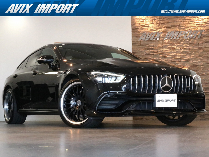 AMG GT 4ドアクーペ GT43 4MATIC+(ISG搭載ﾓﾃﾞﾙ) ｴｸｽｸﾙｰｼﾌﾞPKG 右H正規D車 ｶﾞﾗｽSR 黒革 ｼｰﾄﾋｰﾀｰ＆ﾍﾞﾝﾁﾚｰﾀｰ 純正ﾅﾋﾞ 地ﾃﾞｼﾞ＆CarPlay Burmesterｻｳﾝﾄﾞ 全周ｶﾒﾗ＆PTS HUD＆ﾚｰﾀﾞｰｾｰﾌﾃｨPKG Carlsson製21ｲﾝﾁAW 禁煙