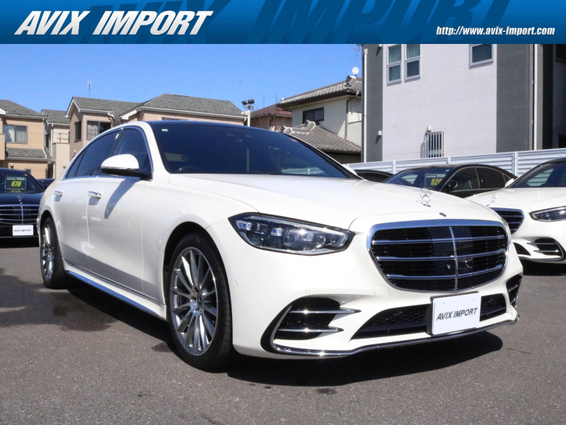 メルセデスベンツ Sクラス S500 4MATIC ﾛﾝｸﾞ(ISG搭載ﾓﾃﾞﾙ) AMGﾗｲﾝ 右H正規D車 ﾊﾟﾉﾗﾐｯｸR 黒革 ｼｰﾄﾋｰﾀｰ＆ﾍﾞﾝﾁﾚｰﾀｰ MBUX搭載ARﾅﾋﾞ(12.8ｲﾝﾁ有機EL) Burmester3Dｻｳﾝﾄﾞ 全周ｶﾒﾗ＆PTS HUD＆ﾚｰﾀﾞｰｾｰﾌﾃｨPKG 純正20AW 禁煙車