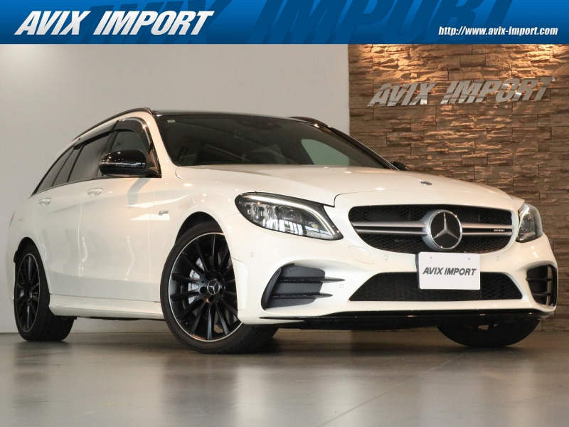 AMG Cクラス C43 4MATIC ｽﾃｰｼｮﾝﾜｺﾞﾝ V6ﾂｲﾝﾀｰﾎﾞ 後期型 ﾊﾟﾉﾗﾐｯｸSR 黒革 ｼｰﾄﾋｰﾀｰ 純正ﾅﾋﾞ 地ﾃﾞｼﾞ＆CarPlay Burmesterｻｳﾝﾄﾞ Bｶﾒﾗ＆PTS HUD＆ﾚｰﾀﾞｰｾｰﾌﾃｨPKG ﾏﾙﾁﾋﾞｰﾑLED 電動Rｹﾞｰﾄ 専用19AW 禁煙車