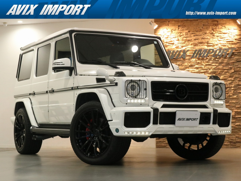 AMG Gクラス G63 AMG V8ﾂｲﾝﾀｰﾎﾞ 左H正規D車 designo外装色＆ｴｸｽｸﾙｰｼﾌﾞｲﾝﾃﾘｱPKG SR 黒革(designo) ｼｰﾄﾋｰﾀｰ＆ﾍﾞﾝﾁﾚｰﾀｰ 純正ﾅﾋﾞ地ﾃﾞｼﾞ harman/kardon Bｶﾒﾗ＆PTS ﾃﾞｨｽﾄﾛﾆｯｸ＆BSA BRABUS製Fﾘｯﾌﾟ＆ﾏﾌﾗｰ 赤ｷｬﾘﾊﾟｰ 社外22ｲﾝﾁAW