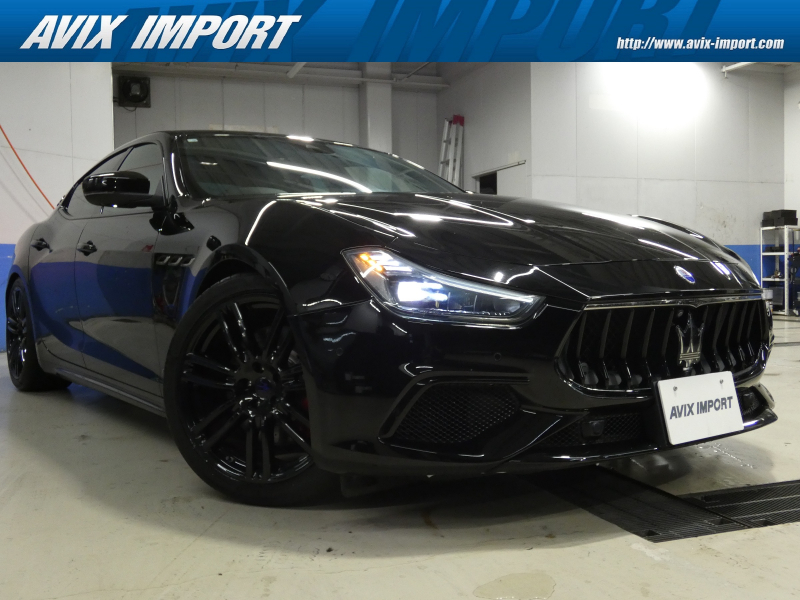 マセラティ ギブリ S Gran Sport 右H正規D車 Nerissimoﾊﾟｯｹｰｼﾞ 黒革 全席ｼｰﾄﾋｰﾀｰ 純正ﾅﾋﾞ ﾊｰﾏﾝｶｰﾄﾞﾝ DｱｼｽﾀﾝｽPKG ACC&LKA ｿﾌﾄﾄﾞｱｸﾛｰｼﾞｬｰ 電動ﾄﾗﾝｸ(ｷｯｸｾﾝｻｰ付) LEDﾗｲﾄ 社外可変ﾊﾞﾙﾌﾞ付ﾏﾌﾗｰ ｽｶｲﾌｯｸｻｽ 赤ｷｬﾘﾊﾟｰ 専用20ｲﾝﾁAW(ｳﾗｰﾉﾌﾞﾗｯｸ) 禁煙車