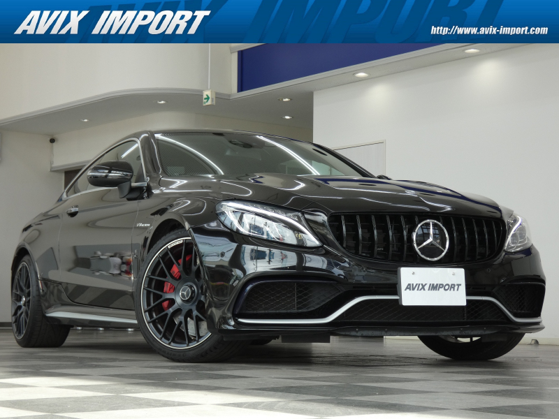 AMG Cクラス C63 S Coupe V8ﾂｲﾝﾀｰﾎﾞ 右H正規D車 黒/白革 ｼｰﾄﾋｰﾀｰ 純正HDDﾅﾋﾞ地ﾃﾞｼﾞ Burmesterｻｳﾝﾄﾞ Bｶﾒﾗ＆PTS HUD＆ﾚｰﾀﾞｰｾｰﾌﾃｨPKG 赤ｷｬﾘﾊﾟｰ 専用19ｲﾝﾁAW