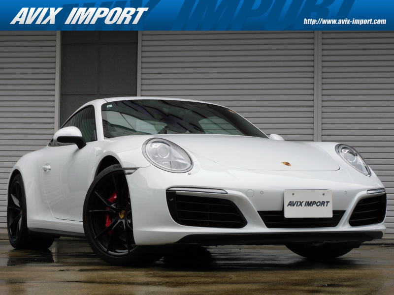 ポルシェ 911(Type991.2) ｶﾚﾗ4S 後期型 水平対向6気筒ﾂｲﾝﾀｰﾎﾞ 7速PDK 右H正規D車 ｽﾎﾟｰﾂｸﾛﾉPKG 黒革 ｼｰﾄﾋｰﾀｰ PCMﾅﾋﾞ BOSE Bｶﾒﾗ&PAS ｸﾙｺﾝ ﾊﾞｲｷｾﾉﾝHL 電動格納ﾐﾗｰ PASM&PTVﾌﾟﾗｽ 赤ｷｬﾘﾊﾟｰ 純正20AW(ﾌﾞﾗｯｸ) 禁煙