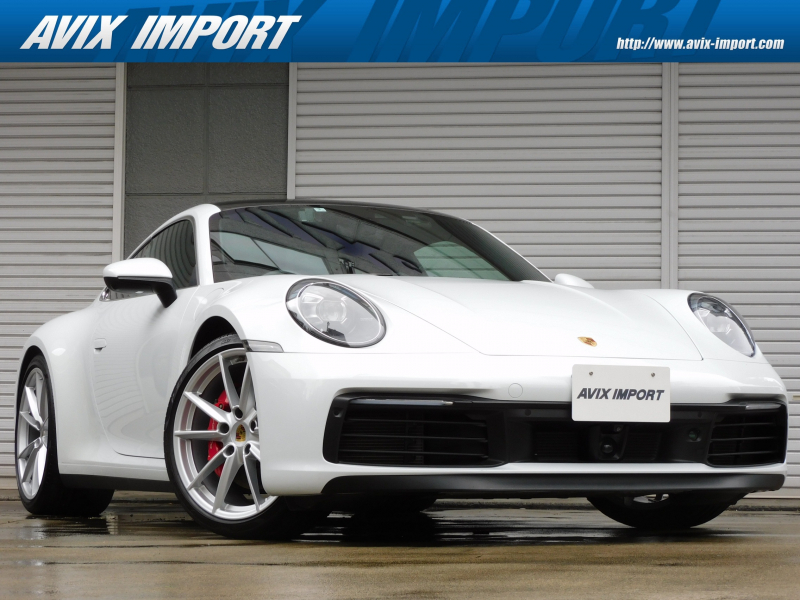ポルシェ 911(Type992) ｶﾚﾗS 右H正規D車 水平対向6気筒ﾂｲﾝﾀｰﾎﾞ 8速PDK  ｶｰﾎﾞﾝﾙｰﾌ ｽﾎﾟｸﾛ(ﾎﾜｲﾄｸﾛﾉ) ﾏｯﾄｶｰﾎﾞﾝｲﾝﾃ 赤革 Sﾋｰﾀｰ&ｸｰﾗｰ PCMﾅﾋﾞ 全周C＆PAS ACC&LCA&ﾅｲﾄﾋﾞｭｰ LEDﾏﾄﾘ(PDLSﾌﾟﾗｽ付) ｺﾝﾌｫｰﾄA Fｱｸｽﾙﾘﾌﾄ PASM&PTVﾌﾟﾗｽ 赤ｷｬﾘﾊﾟｰ 純正20/21AW 禁煙