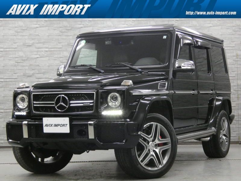 AMG Gクラス G63 AMG V8ﾂｲﾝﾀｰﾎﾞ(571psﾓﾃﾞﾙ) 正規D車 SR 黒革(designo) ｼｰﾄﾋｰﾀｰ＆ﾍﾞﾝﾁﾚｰﾀｰ 純正HDDﾅﾋﾞ(社外8ｲﾝﾁﾓﾆﾀｰ) 地ﾃﾞｼﾞ harman/kardon ｶﾞｲﾄﾞﾗｲﾝ付Bｶﾒﾗ＆Sｶﾒﾗ＆PTS ﾃﾞｨｽﾄﾛﾆｯｸ＆ﾌﾞﾗｲﾝﾄﾞｽﾎﾟｯﾄ 赤ｷｬﾘﾊﾟｰ 純正20ｲﾝﾁAW 禁煙