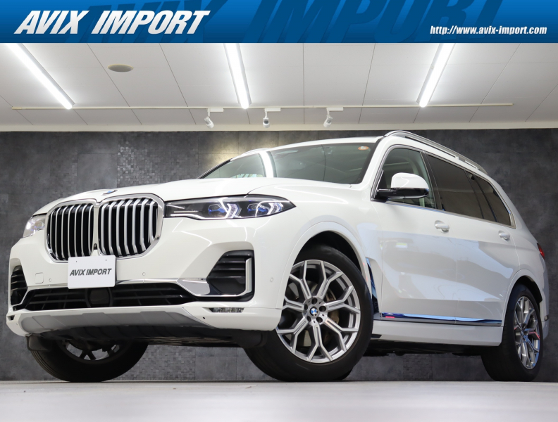 BMW X7 xDrive 40d ﾃﾞｻﾞｲﾝﾋﾟｭｱｴｸｾﾚﾝｽ 6人乗 ｳｪﾙﾈｽPKG ｾﾚｸﾄPKG 純正ﾘｱｴﾝﾀ 黒革 ｽｶｲﾗｳﾝｼﾞPSR ｼｰﾄﾋｰﾀｰ ﾍﾞﾝﾁﾚｰｼｮﾝ ACC LEDﾗｲﾄ HUD harman/kardonｻｳﾝﾄﾞ 純正HDDﾅﾋﾞ TV ﾄｯﾌﾟﾋﾞｭｰｶﾒﾗ ﾊﾟﾜｰﾃｰﾙｹﾞｰﾄ 21AW