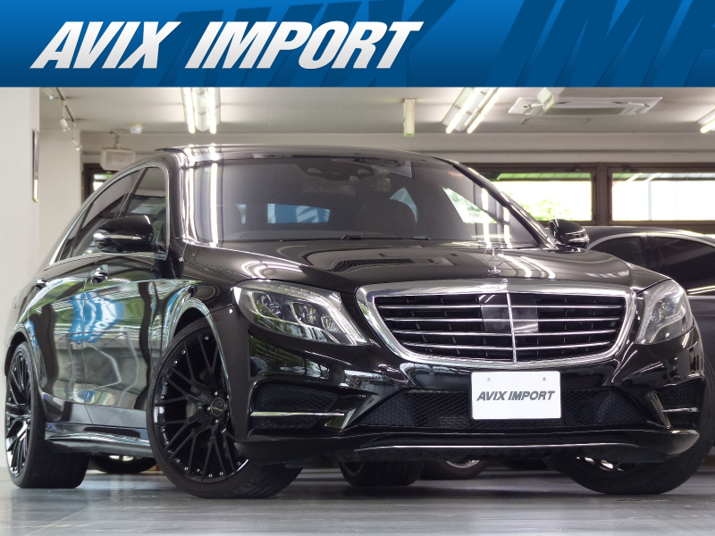 メルセデスベンツ Sクラス S550L AMGｽﾎﾟｰﾂ&ﾌｧｰｽﾄｸﾗｽ&ｼｮｰﾌｧｰP ﾚｰﾀﾞｰS 黒ﾅｯﾊﾟ革 ﾊﾟﾉﾗﾏSR HDDﾅﾋﾞ地ﾃﾞｼﾞ360°ｶﾒﾗ ﾘｱｴﾝﾀ Burmester ｴｱﾊﾞﾗﾝｽP 前後席Sﾋｰﾀｰ&ﾍﾞﾝﾁﾚｰｼｮﾝ&ﾏｯｻｰｼﾞ機能 LEDﾗｲﾄ 自動ﾄﾗﾝｸ 格納式ﾃｰﾌﾞﾙ ｸｰﾘﾝｸﾞBOX AMGｴｱﾛ Carlsson製21AW 右H